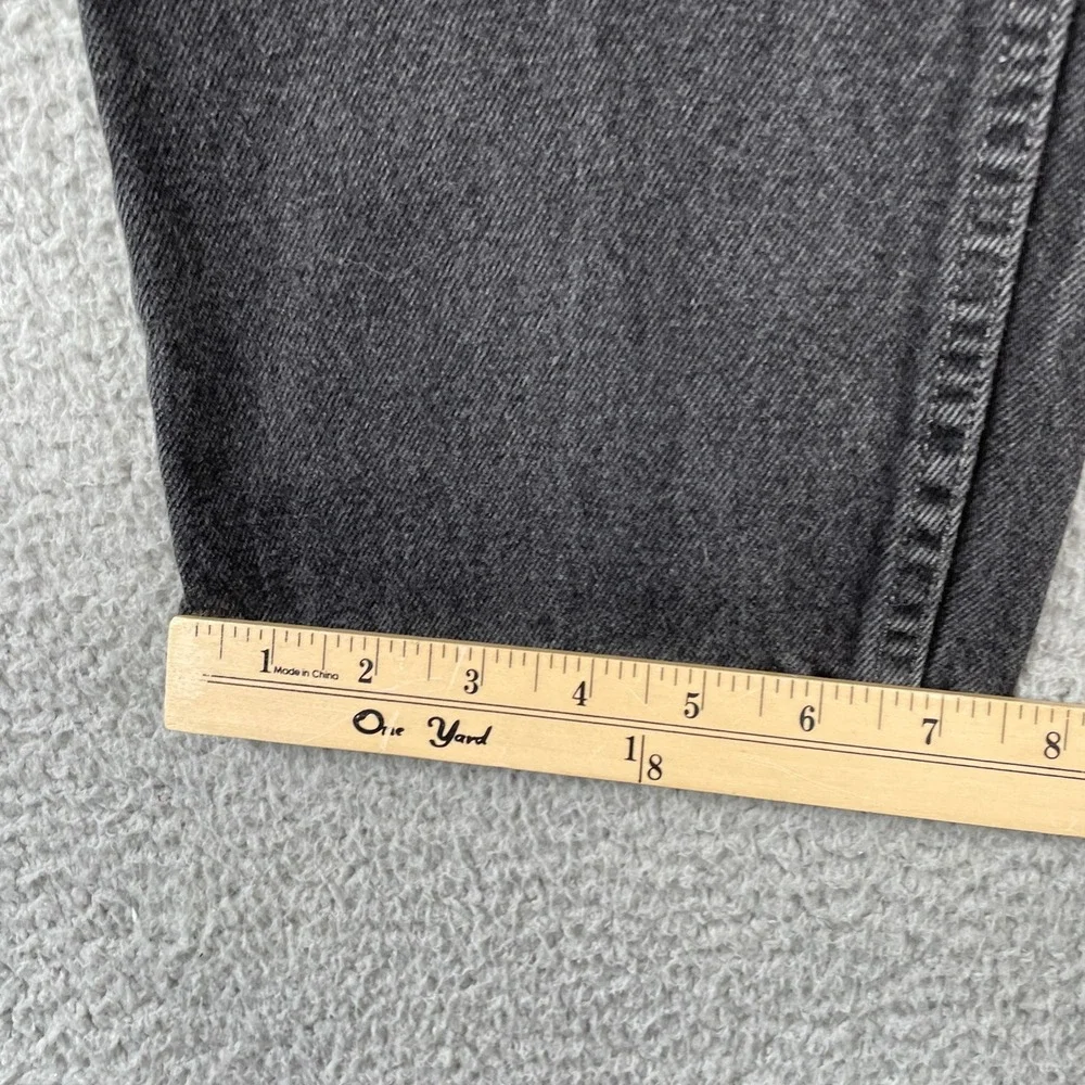 Levi's 550 Jeans Mens 36x32 Black Relaxed Fit Tapered Leg Made in USA Vintage